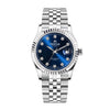 TRISTAR WATCHES RD BLUE DIAL STONE INDEX SS