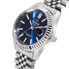 TRISTAR WATCHES RD BLUE DIAL INDEX SS