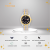 TRISTAR WATCHES BA SERIES NUMERAL BLACK DIAL 2T GOLD