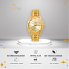TRISTAR WATCHES BA SERIES NUMERAL GOLS DIAL WITH GOLD STRAP