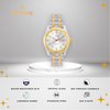 TRISTAR WATCHES BA SERIES NUMERAL SILVER DIAL 2T GOLD