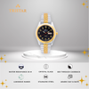 TRISTAR WATCHES BA SERIES ARABIC BLACK DIAL 2T GOLD