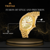 TRISTAR WATCHES BA SERIES INDEX GOLD DIAL