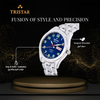 TRISTAR WATCHES BA SERIES NUMERAL DARK BLUE DIAL