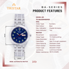 TRISTAR WATCHES BA SERIES NUMERAL DARK BLUE DIAL