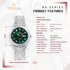 TRISTAR WATCHES BA SERIES ARABIC GREEN DIAL