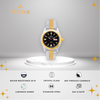 TRISTAR WATCHES BA SERIES INDEX BLACK DIAL 2T GOLD