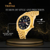 TRISTAR WATCHES BA SERIES INDEX BLACK DIAL