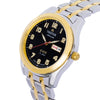 TRISTAR WATCHES BA SERIES NUMERAL BLACK DIAL 2T GOLD