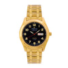 TRISTAR WATCHES BA SERIES NUMERAL BLACK DIAL WITH GOLD STRAP