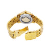 TRISTAR WATCHES BA SERIES NUMERAL BLACK DIAL WITH GOLD STRAP