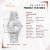 TRISTAR WATCHES BA SERIES ARABIC SILVER DIAL