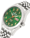 TRISTAR WATCHES BA SERIES ARABIC GREEN DIAL