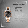 TRISTAR WATCHES NJ SERIES INDEX BLACK DIAL
