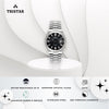 TRISTAR WATCHES NJ SERIES INDEX BLACK DIAL