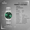 TRISTAR WATCHES NJ SERIES INDEX GREEN DIAL