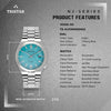 TRISTAR WATCHES NJ SERIES INDEX TIFFANY BLUE DIAL