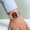 TRISTAR WATCHES NJ SERIES INDEX MAROON DIAL