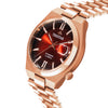 TRISTAR WATCHES NJ SERIES INDEX MAROON DIAL