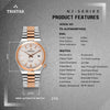 TRISTAR WATCHES NJ SERIES INDEX WHITE DIAL 2T BRONZE