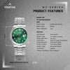 TRISTAR WATCHES NJ SERIES ARABIC GREEN DIAL