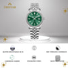 TRISTAR WATCHES RD GREEN DIAL INDEX SS