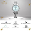 TRISTAR WATCHES RD ICE BLUE DIAL INDEX SS