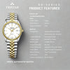 TRISTAR WATCHES RD WHITE DIAL INDEX 2T