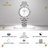TRISTAR WATCHES RD WHITE DIAL INDEX SS