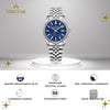 TRISTAR WATCHES RM BLUE MOTIF DIAL INDEX SS