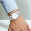 TRISTAR WATCHES RD WHITE DIAL INDEX SS