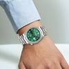 TRISTAR WATCHES NJ SERIES ARABIC GREEN DIAL