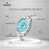 TRISTAR WATCHES NJ SERIES ARABIC TIFFANY BLUE DIAL